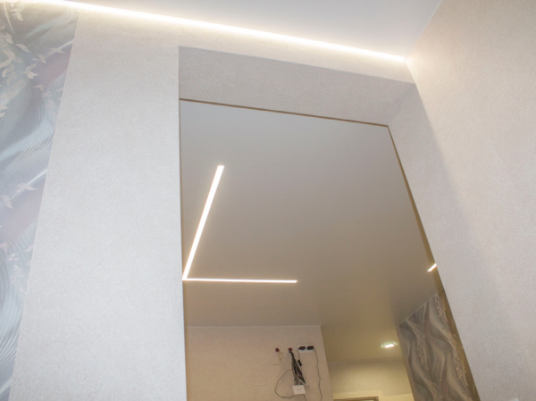 Пример потолка в частный дом